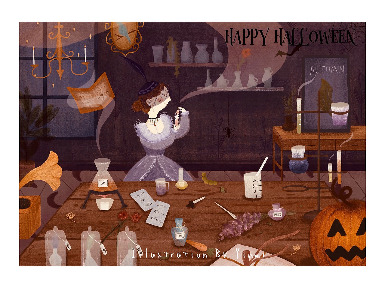 「HAPPY HALLOWEEN」（图ZMTgzMTMxODQw） - 创作习作 - 站酷设计师隐蜜少女原创素材 - 站酷ZCOOL