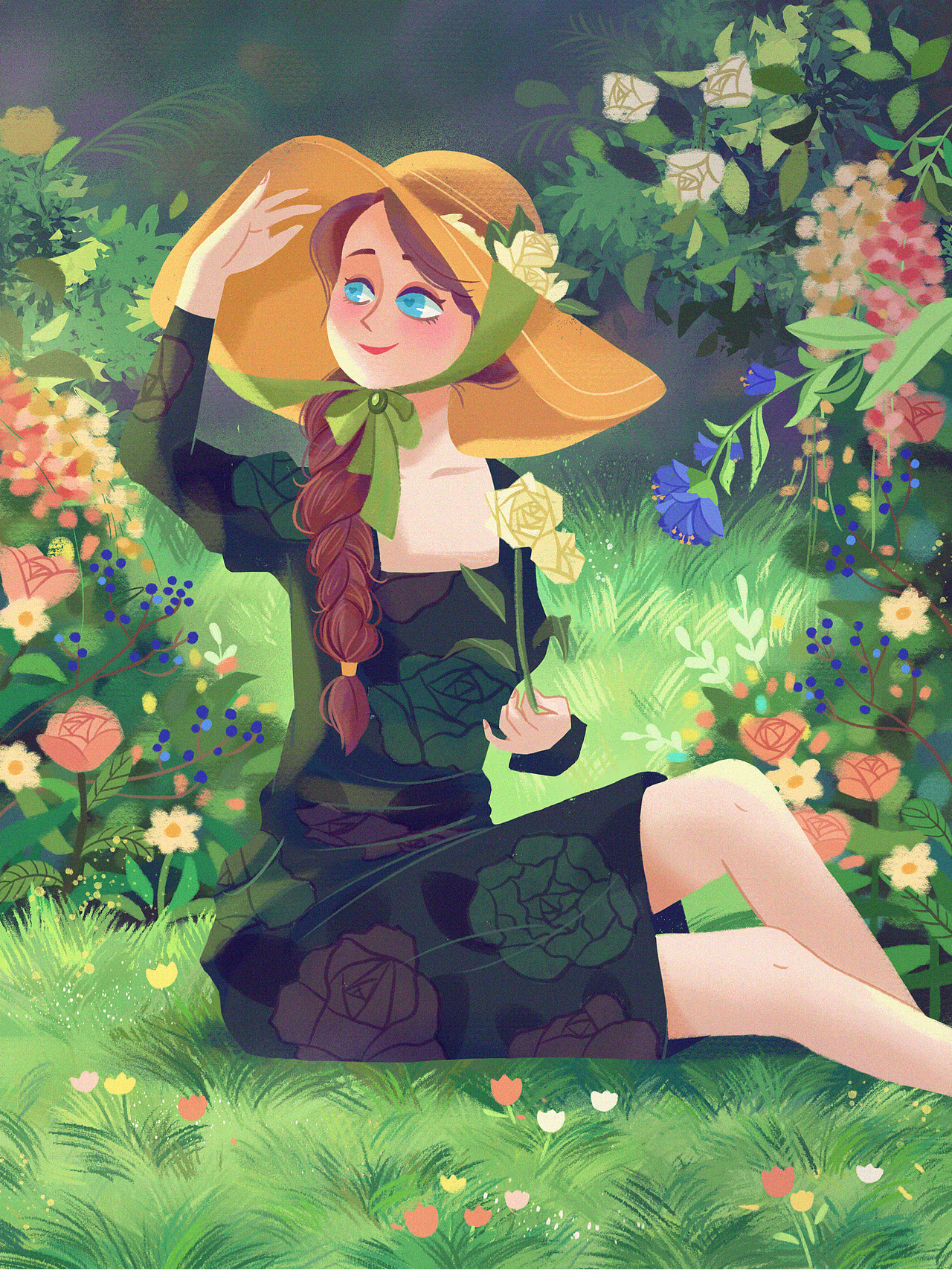 就爱画妹子（图ZMjQ4NzYzMzM2） - 商业插画 - 站酷设计师Raindrop15原创素材 - 站酷ZCOOL