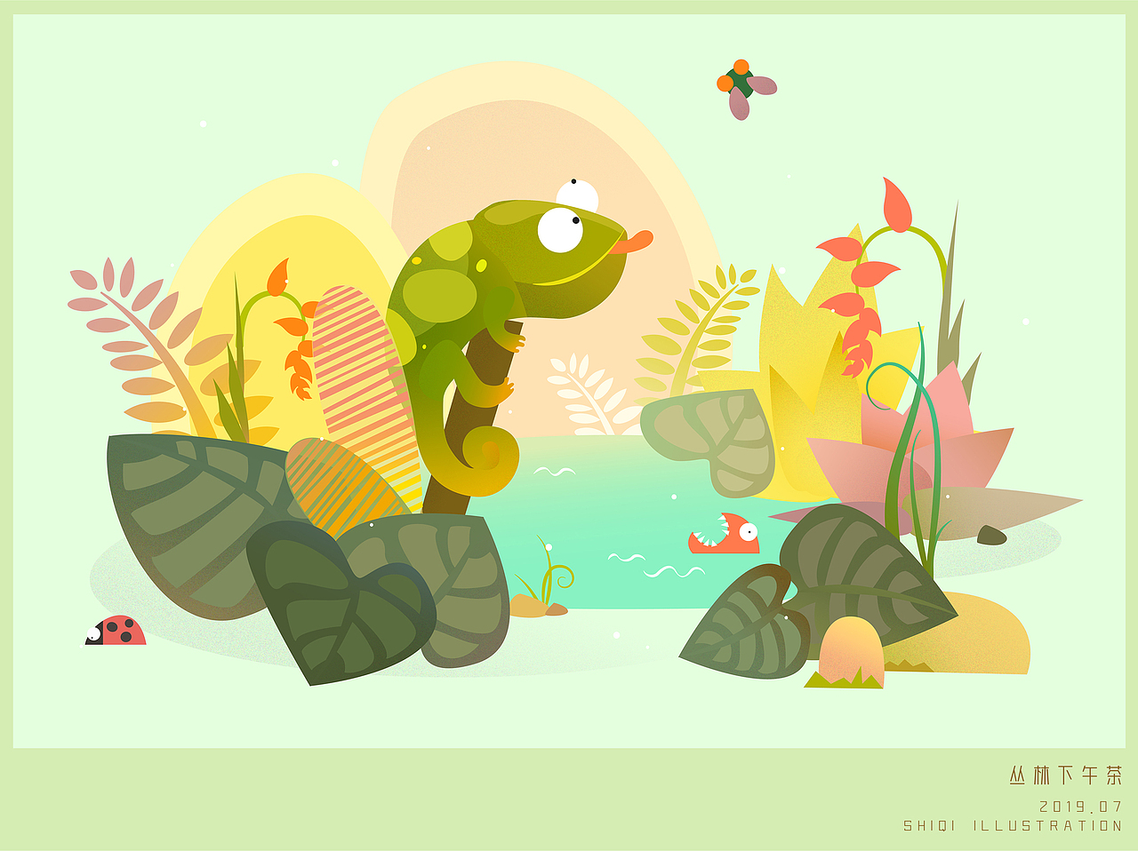 【扁平插画】节日丨动物