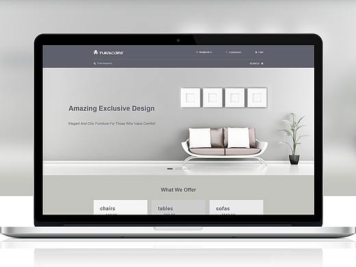 家具网页PC端设计