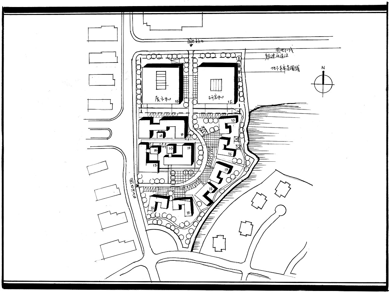 建筑快题线稿系列(三)