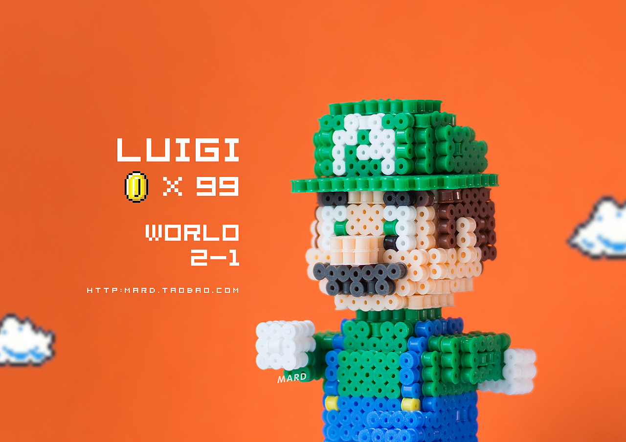 MARD拼豆原创-超级玛丽