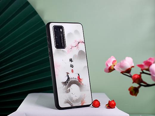 古风侠客情侣手机壳场景拍摄