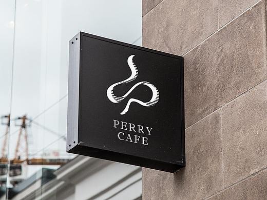 佩里咖啡LOGO設計及咖啡名片設計