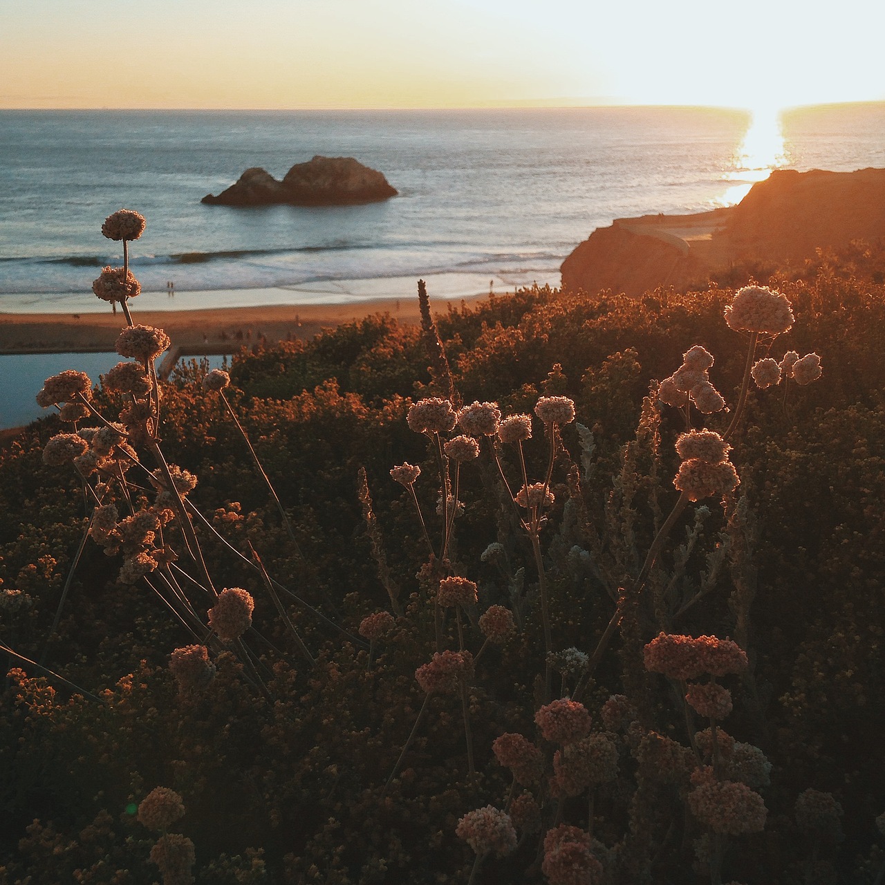 在那夕阳西下——手机摄影
