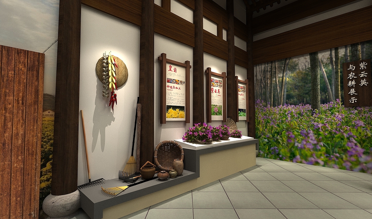 建德市大同镇富塘村-三花农耕馆（图ZOTk3MjE0NzY=） - 展陈设计 - 站酷设计师no76102原创素材 - 站酷ZCOOL