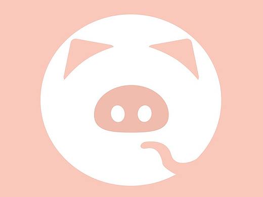 自制 | 猪猪元素的LOGO