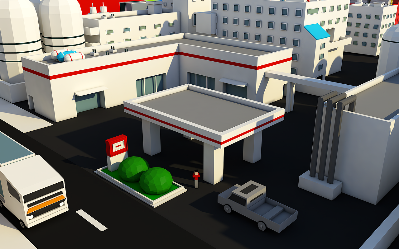 LowPoly扁平化风格(临摹)