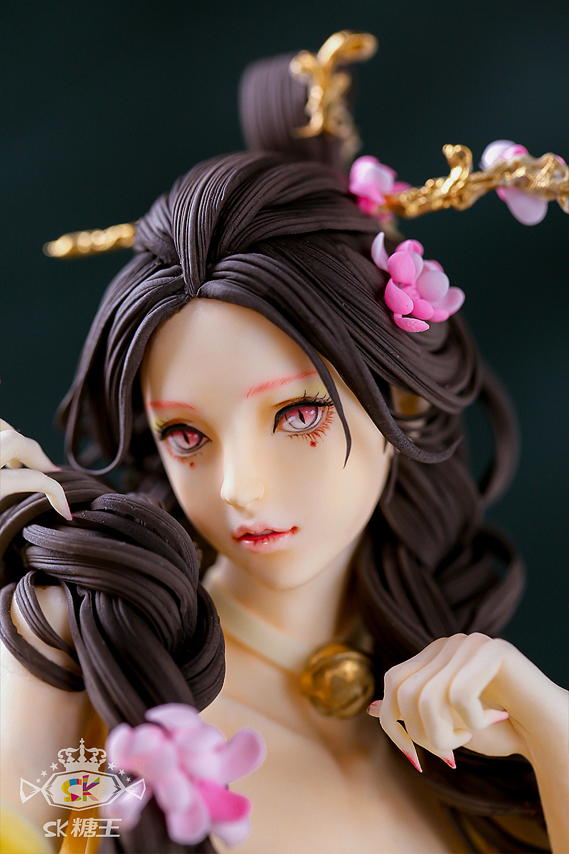 可以吃的手办翻糖古风人偶作品有被这眼神飒到吗