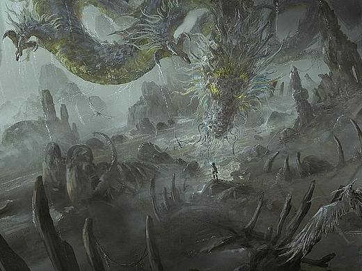 最近的一张神魔题材的稿