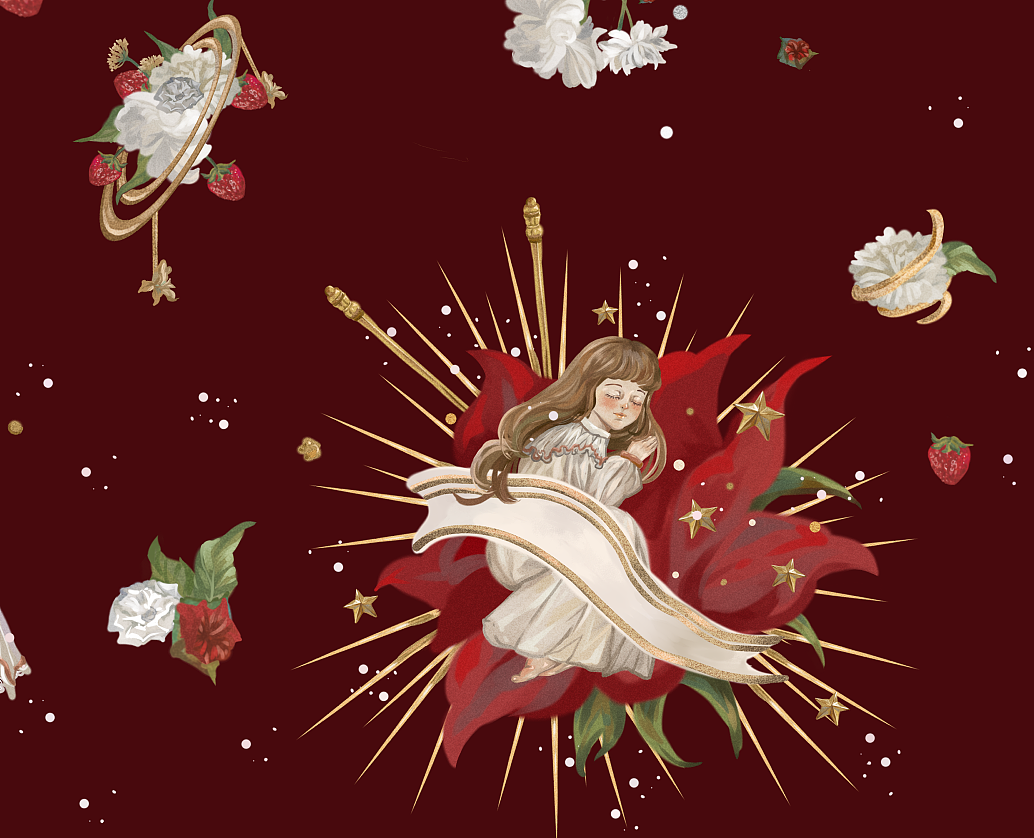 拇指姑娘（图ZMTc1MjMzOTky） - 商业插画 - 站酷设计师熊绵绵原创素材 - 站酷ZCOOL