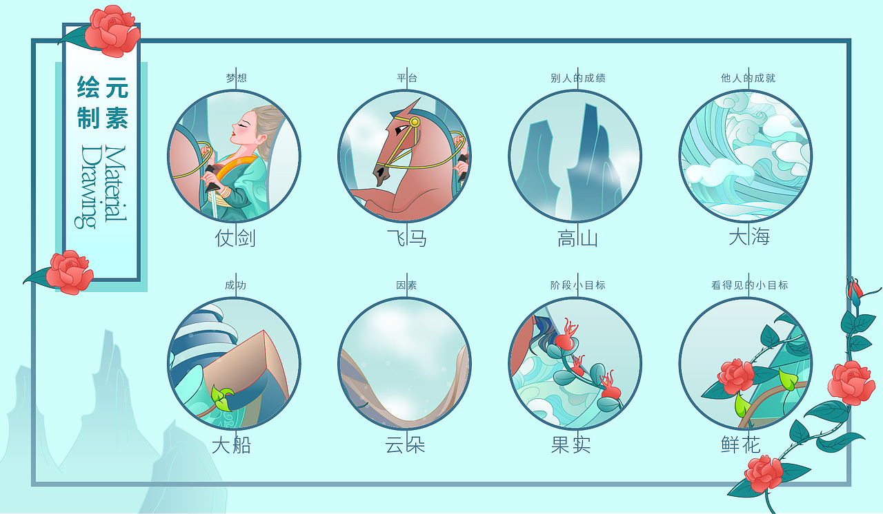 无畏 无惧 骑马踏浪 乘风归来（图ZMzM3NjI5MTEy） - 商业插画 - 站酷设计师御蓝枫原创素材 - 站酷ZCOOL