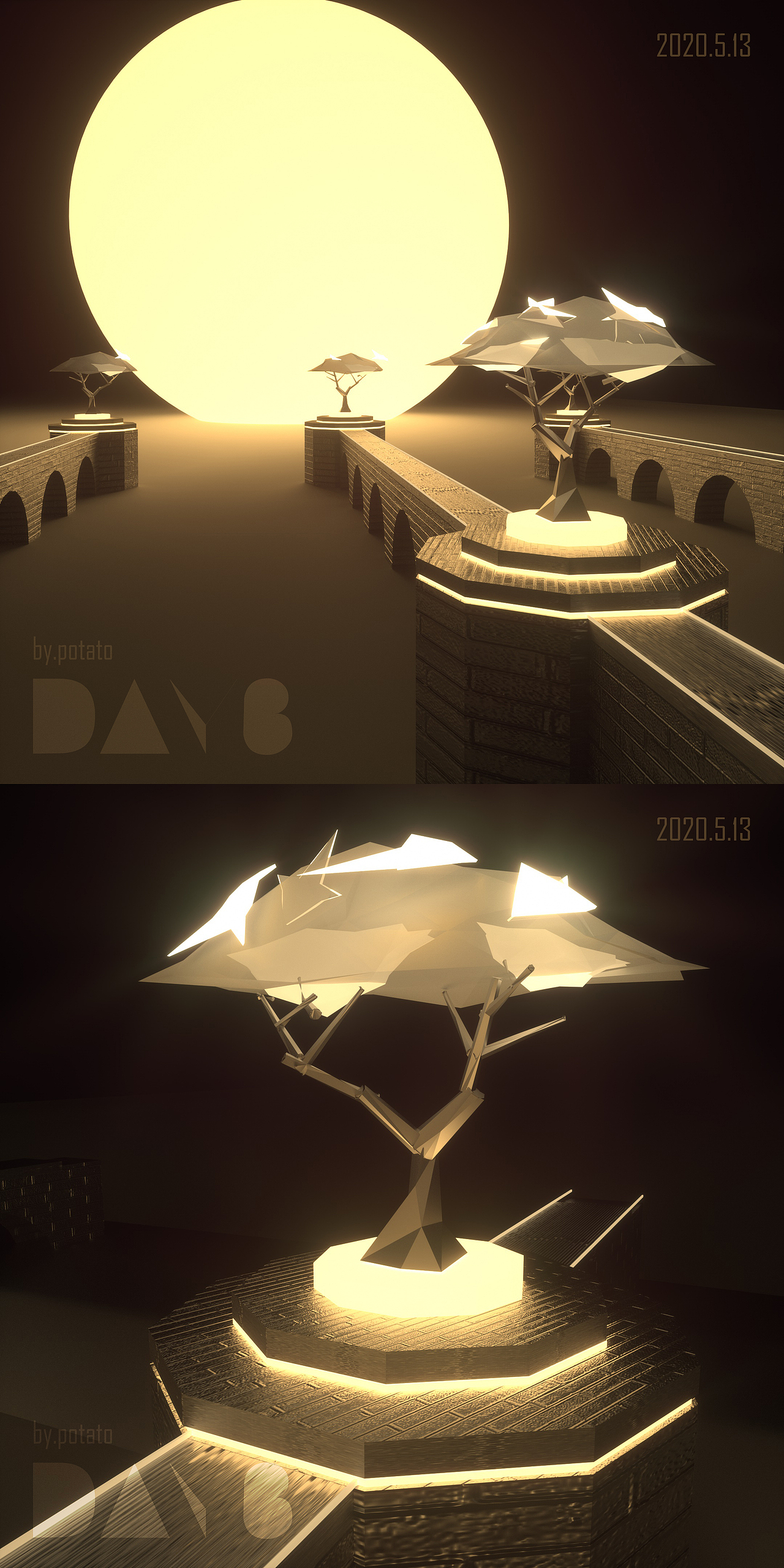 【C4D】Dinlab芝士学院课程作品