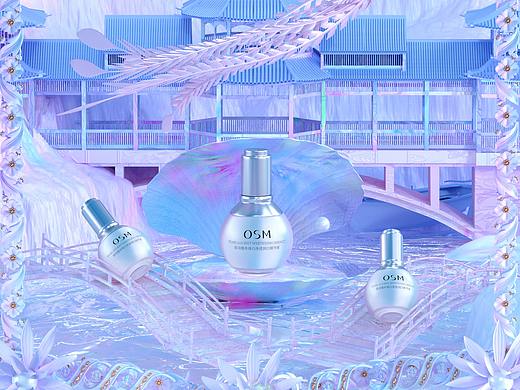 近期一组C4D加OC产品场景渲染图欣赏