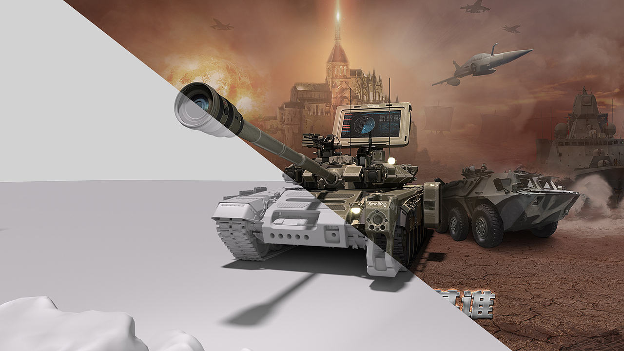 乱七八糟渲染作品