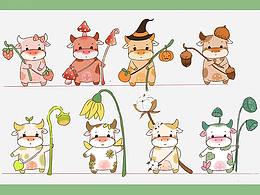 羊毛氈魔女奶牛妞妞