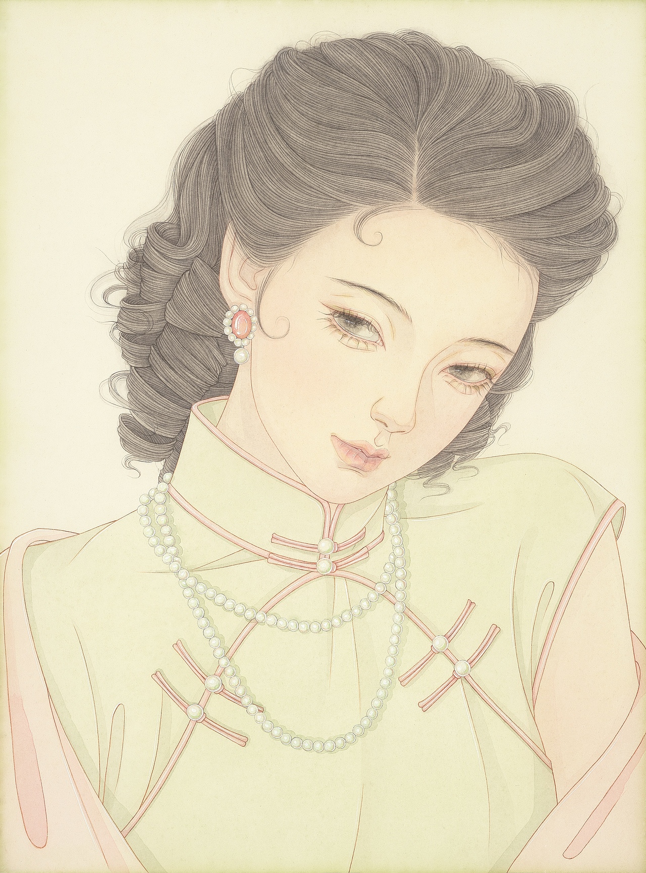 民国系列（二）（图ZMzgwODI4Mjky） - 艺术插画 - 站酷设计师艺安Ane原创素材 - 站酷ZCOOL