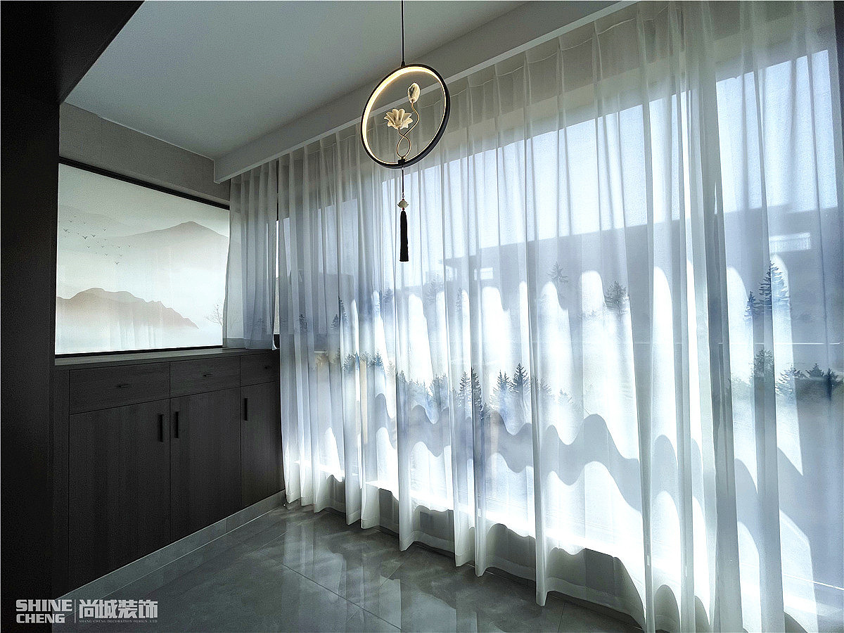 泰安颐和院子小区160㎡新中式风格实景案例