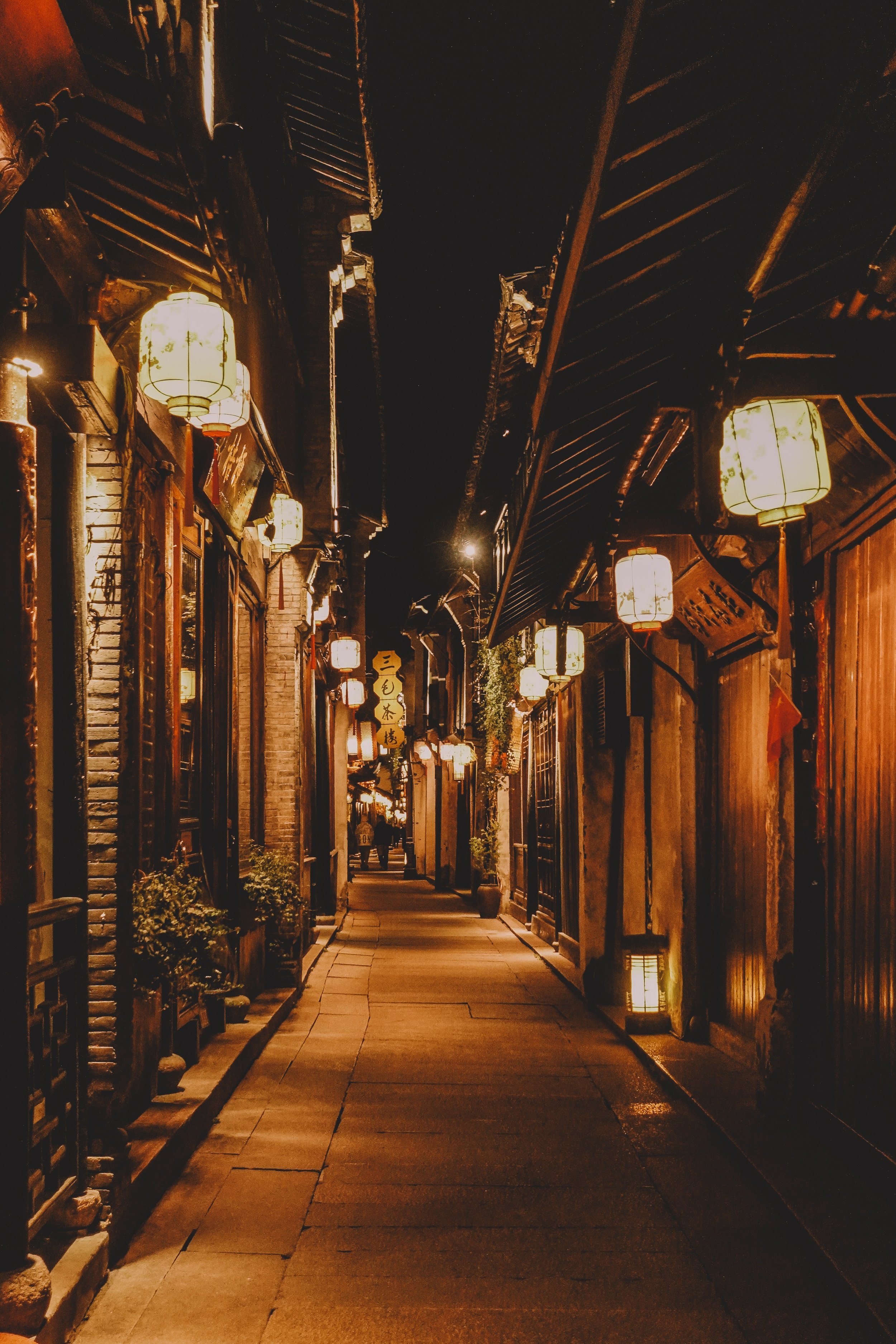 2021周庄古镇夜景