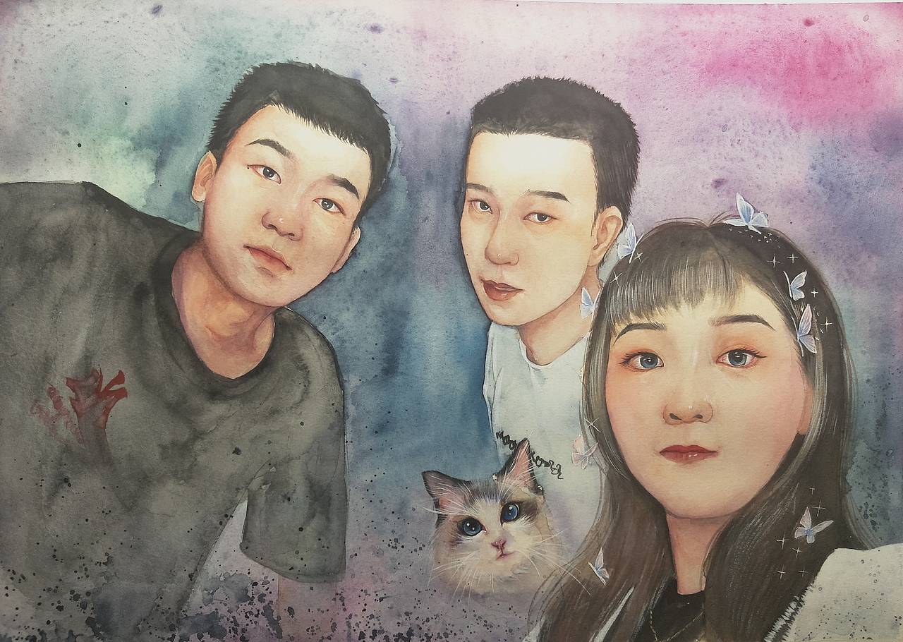 大学水彩人物部分图（图ZMjQ5OTI3NDQ4） - 创作习作 - 站酷设计师壳枔原创素材 - 站酷ZCOOL