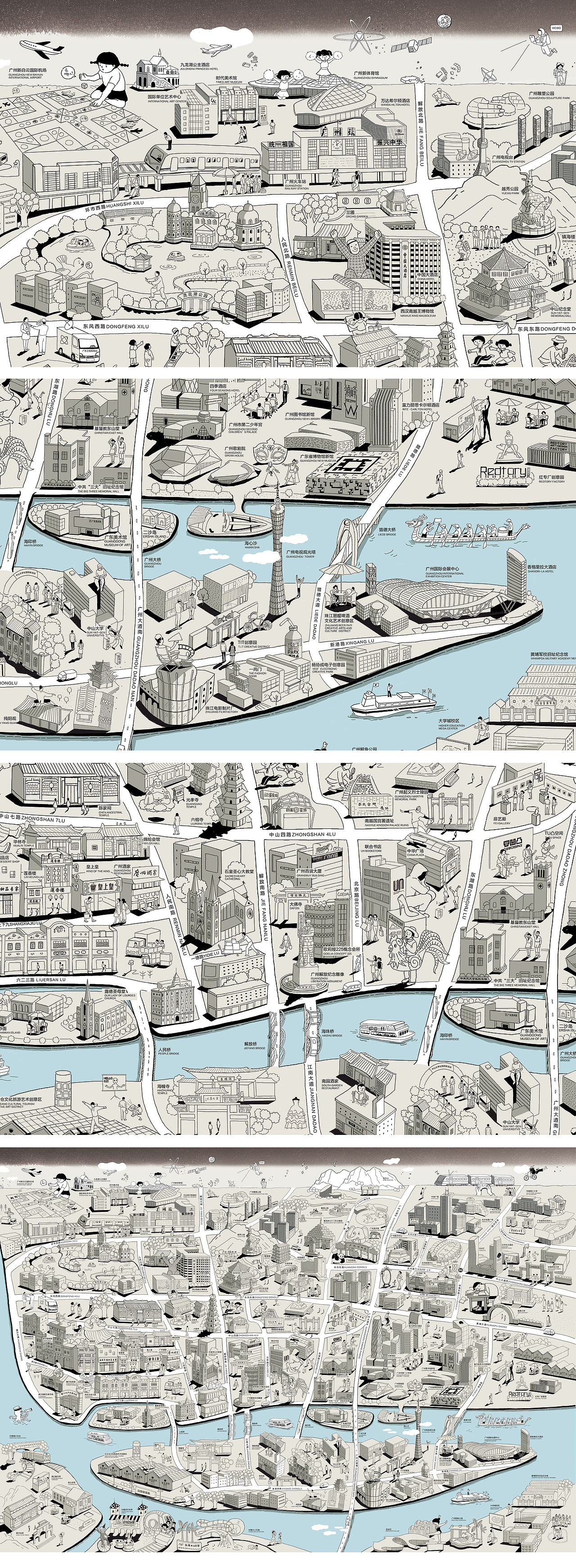 十年作品总结 （手绘地图部分）（图ZMjg4NzkwMTcy） - 商业插画 - 站酷设计师跳叫板原创素材 - 站酷ZCOOL