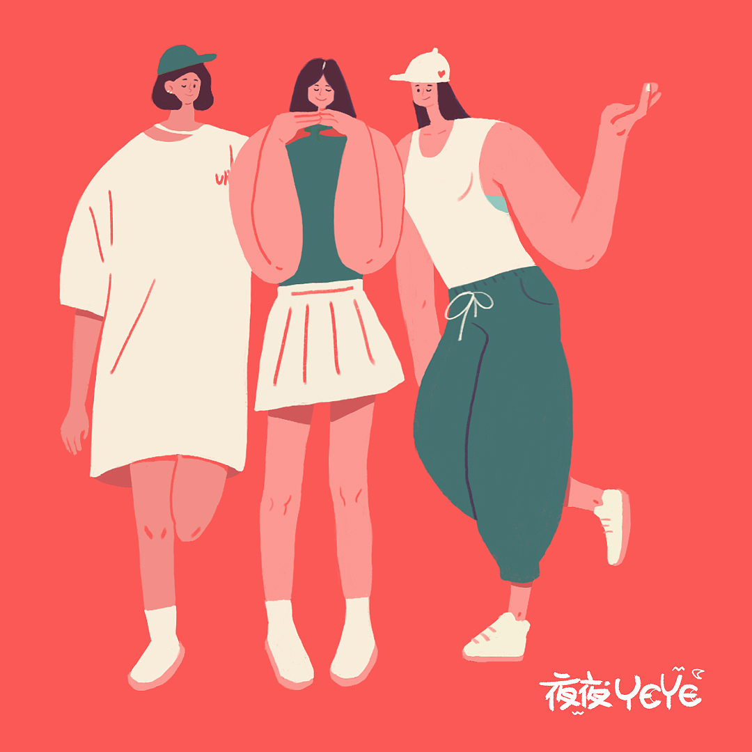 临摹打卡！向插画师前进！奋斗！（图ZMTM3MzY5MzQ0） - 创作习作 - 站酷设计师夜夜_BOOLE原创素材 - 站酷ZCOOL