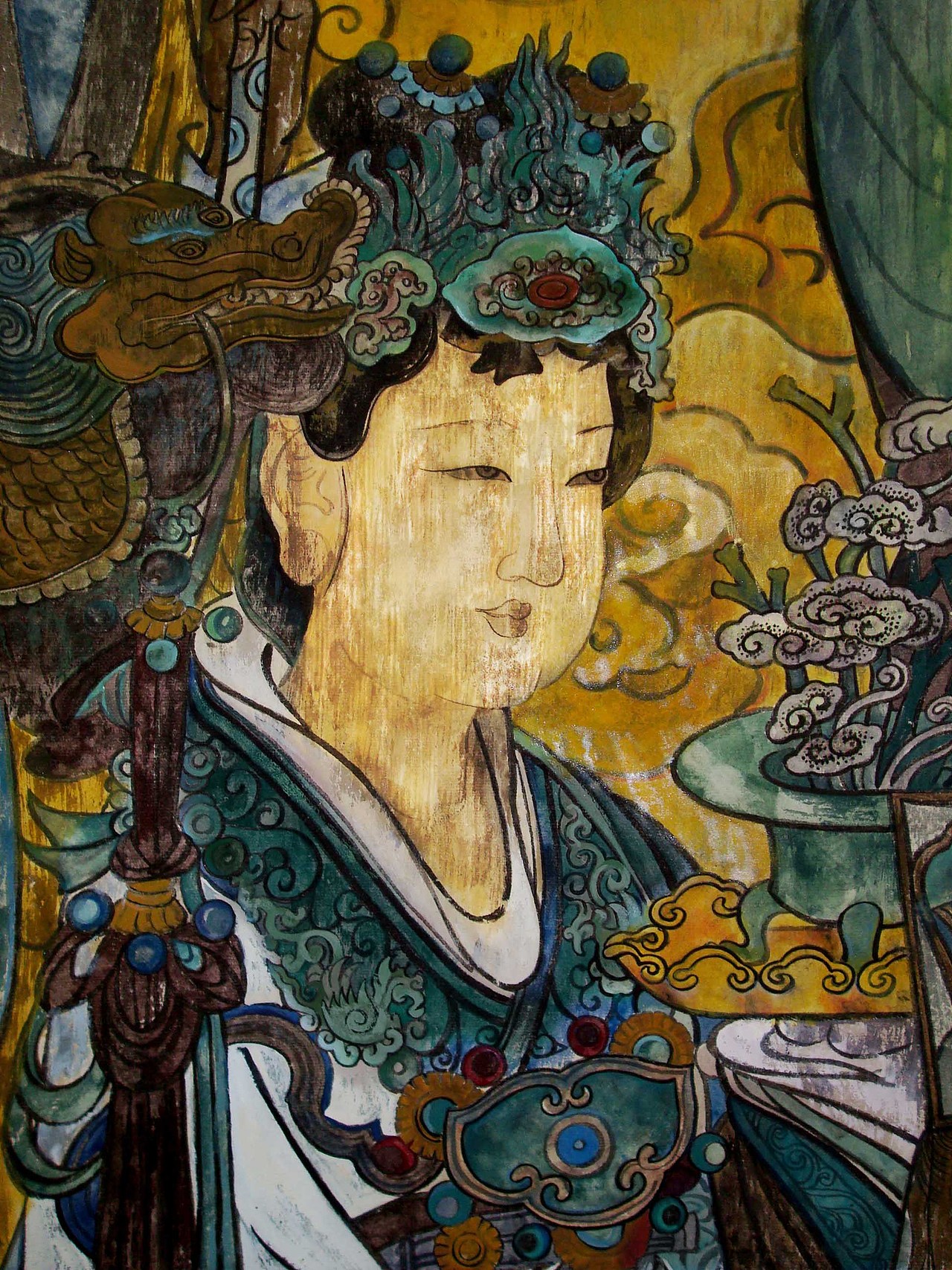 永乐宫壁画三清殿《朝元图》_理想的后花园-站酷zcool