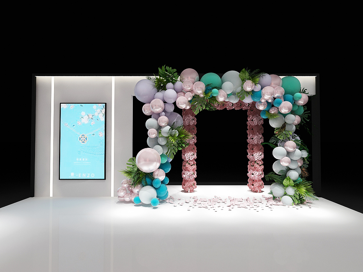 展会展厅舞美美陈展示设计3D效果图（图ZMTc5Njk2NzEy） - 场景 - 站酷设计师3D设计师NG男原创素材 - 站酷ZCOOL