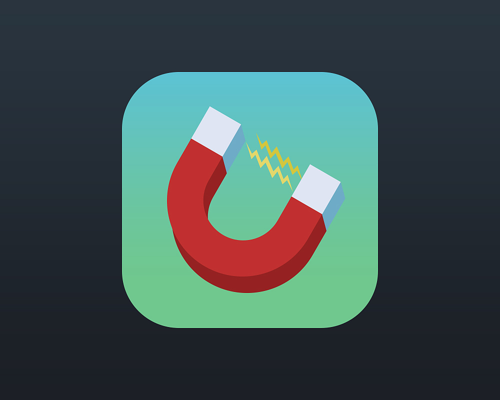 10.19-照猫画老虎27-磁铁:
本来今天是打算做一个关于爱乐之城的图标的,制作思路都是模模糊糊的,做的不是很顺利,做到12点了吧,考虑要上课,所以临时换成了扁平的磁铁制作。