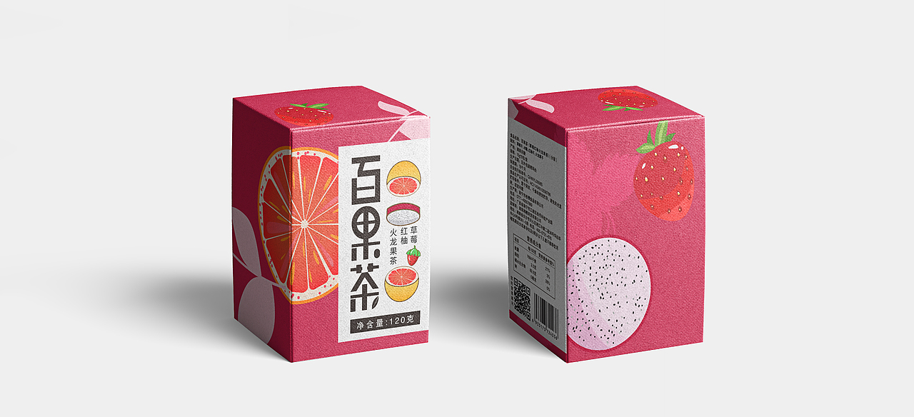 百果茶包装（图ZMjc0NTc1NDA0） - 包装 - 站酷设计师秃头少女23333原创素材 - 站酷ZCOOL
