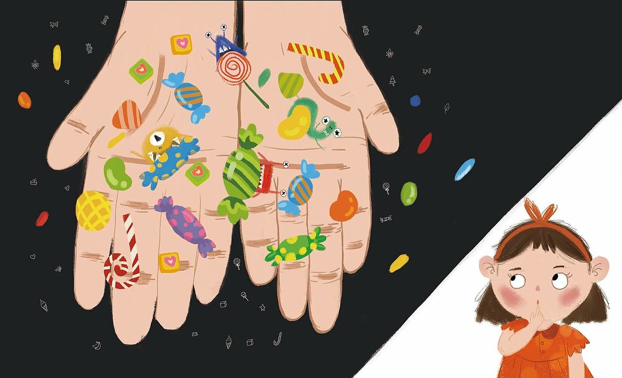 那只叫作班班的怪獸 繪本（圖ZMTc0ODkzMDQ0） - 繪本 - 站酷設(shè)計師亦十八L原創(chuàng)素材 - 站酷ZCOOL