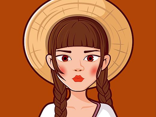 头像练习（个人主页-ZMzk1Mjc4NDQ=） - 创作习作 - 站酷设计师田大鹿原创素材 - 站酷ZCOOL