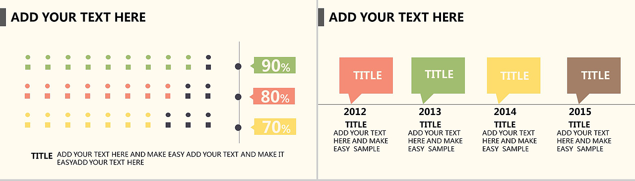 黄色淡雅欧美商务产品介绍宣传推广PPT模板