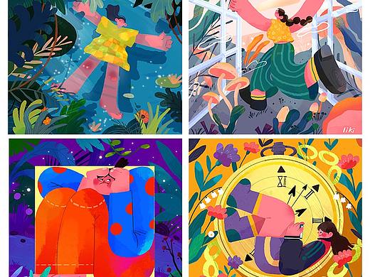 植物与女孩系列