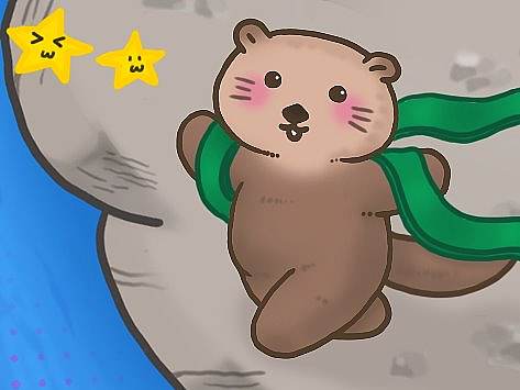 呆萌海獭表情包