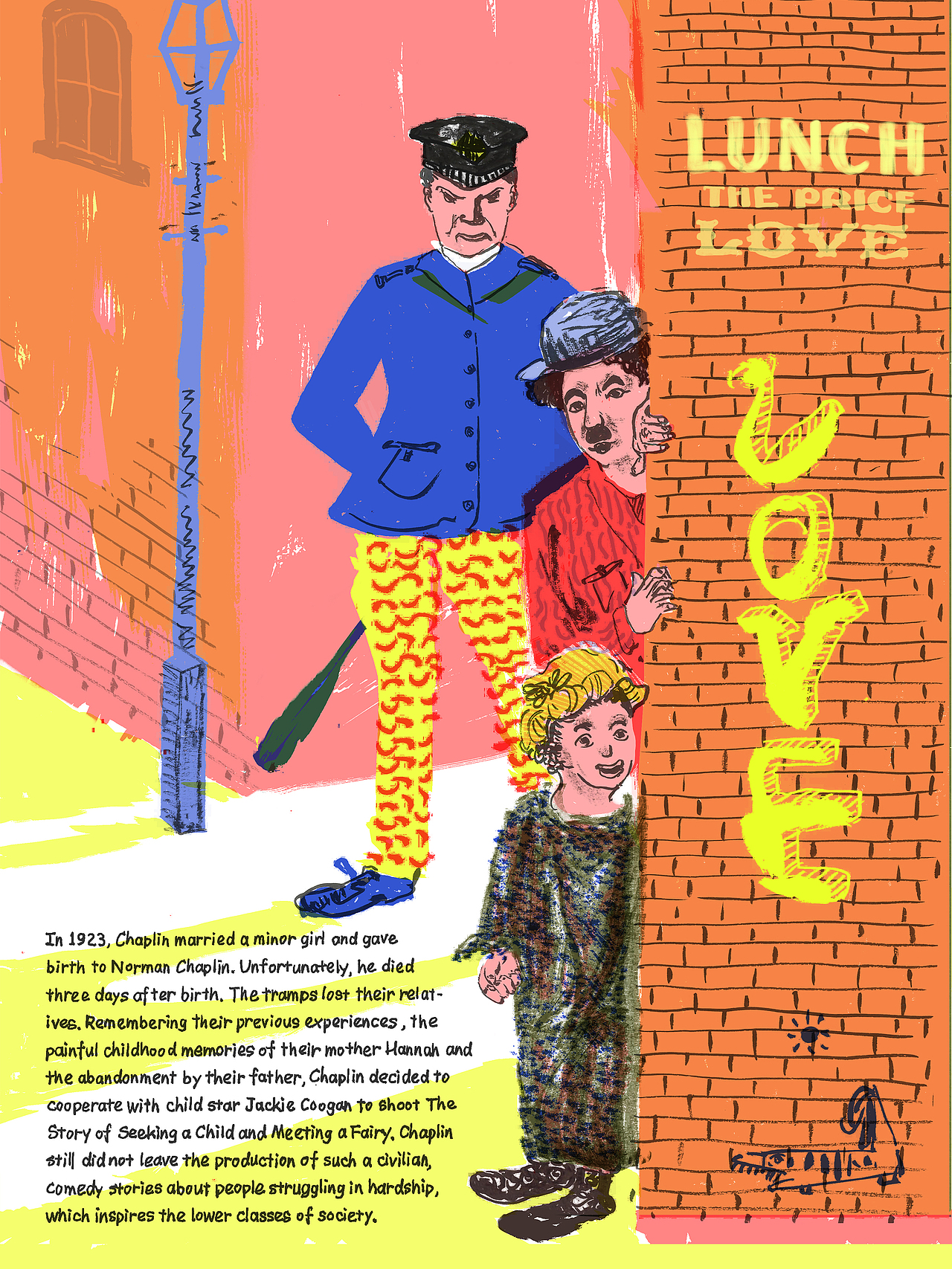 卓别林人物传记式绘本（图ZMTYwODcyMDQ4） - 艺术插画 - 站酷设计师DoubleSY原创素材 - 站酷ZCOOL