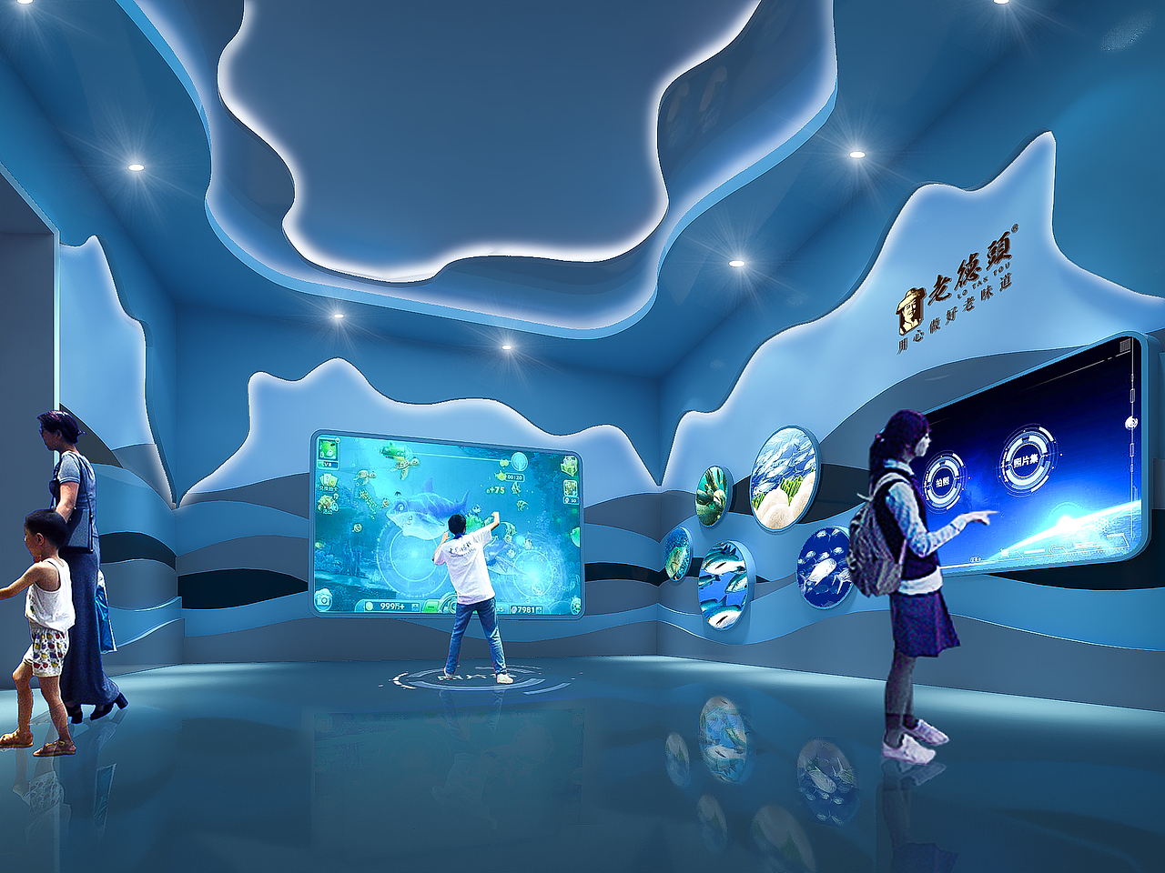 企业展厅（图ZMjc0Nzc1Mjcy） - 展陈设计 - 站酷设计师小伍先生原创素材 - 站酷ZCOOL