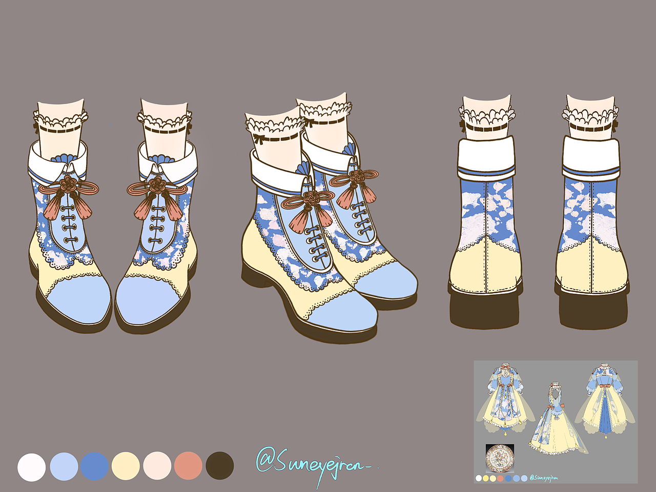 广彩文创：国风lolita设计