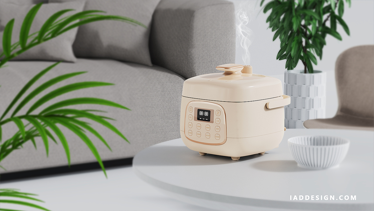 迷你电压力锅（图ZMjY3MTc0MDA0） - 生活用品 - 站酷设计师合而不同工业设计原创素材 - 站酷ZCOOL