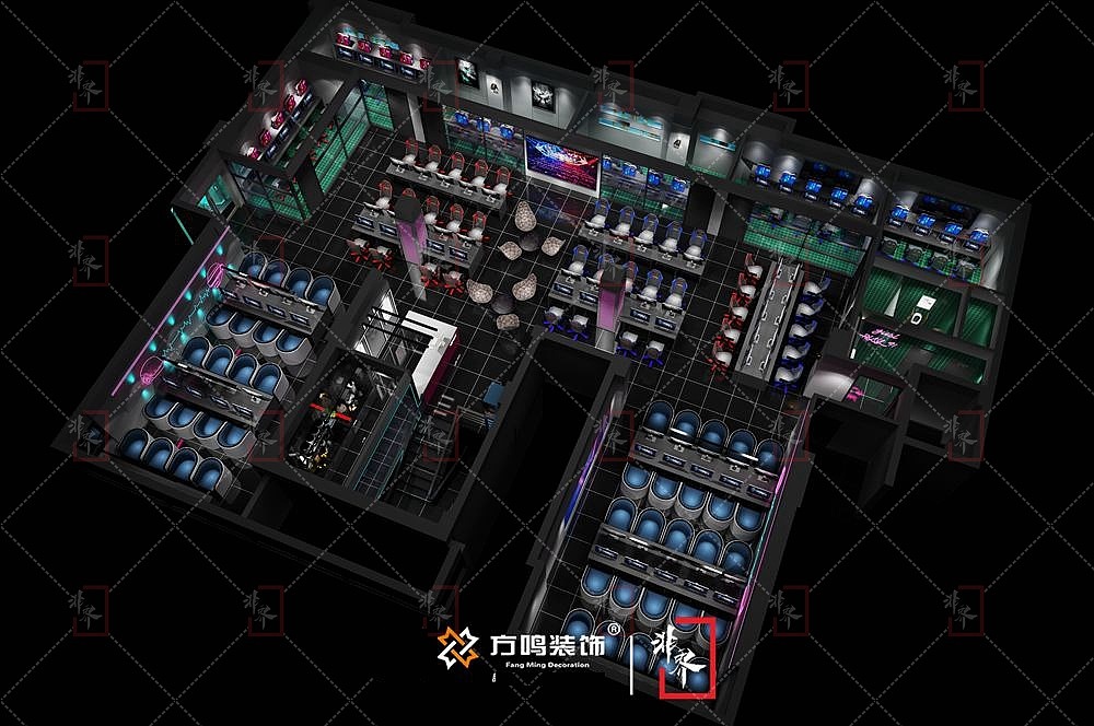 咸阳电竞酒店装修设计|装修公司