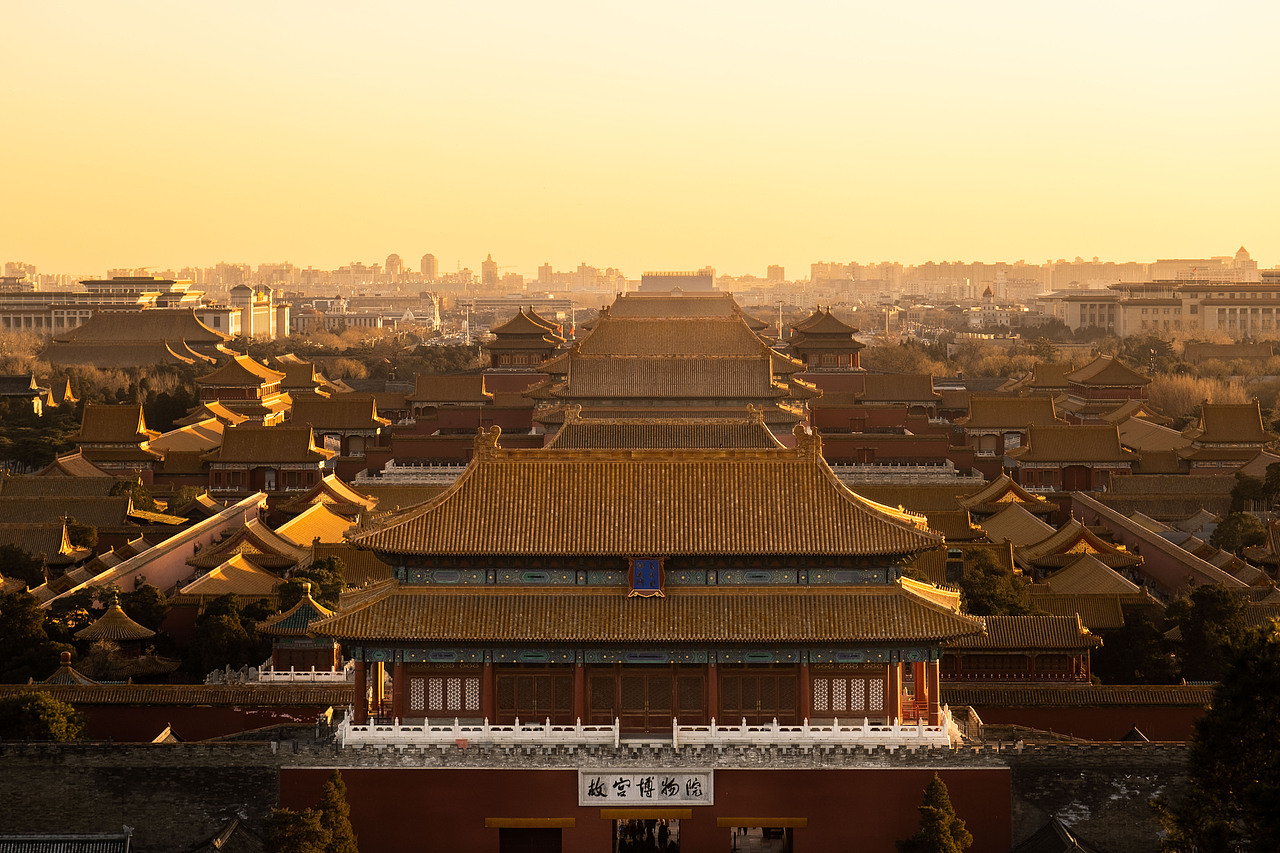 冬日里的北京 古建筑的光影