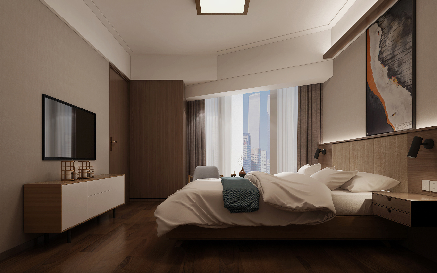 v-ray渲染 ps后期处理