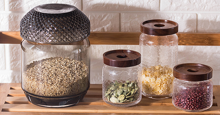 产品拍摄:玻璃大花瓶 储物罐