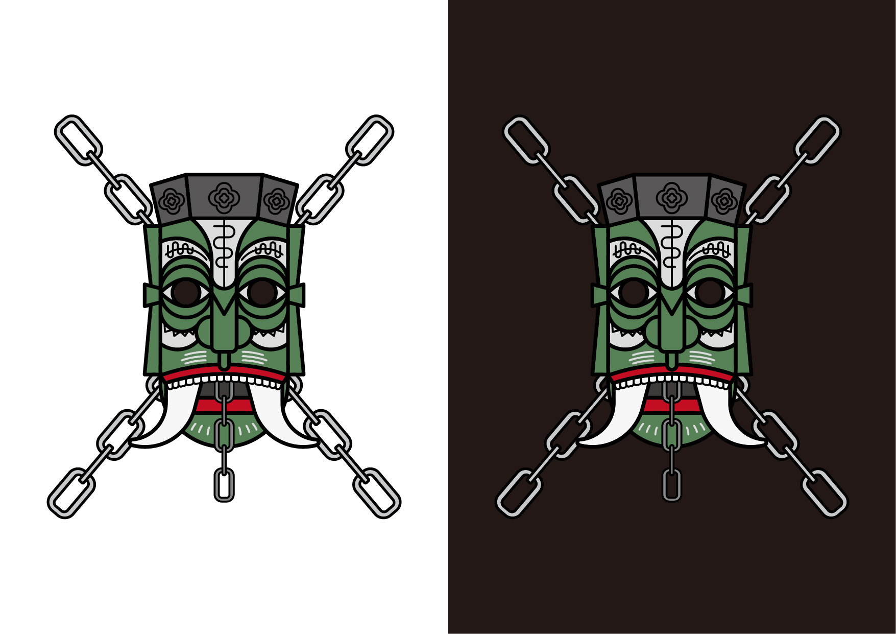 贵州傩面面具系列设计