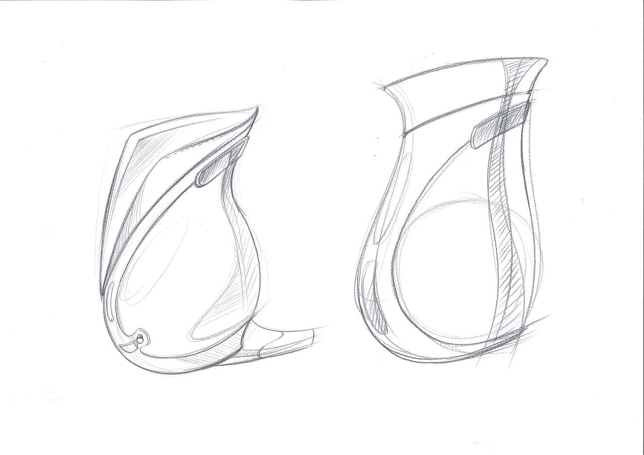 工业设计手绘之吓JX画的线稿形体