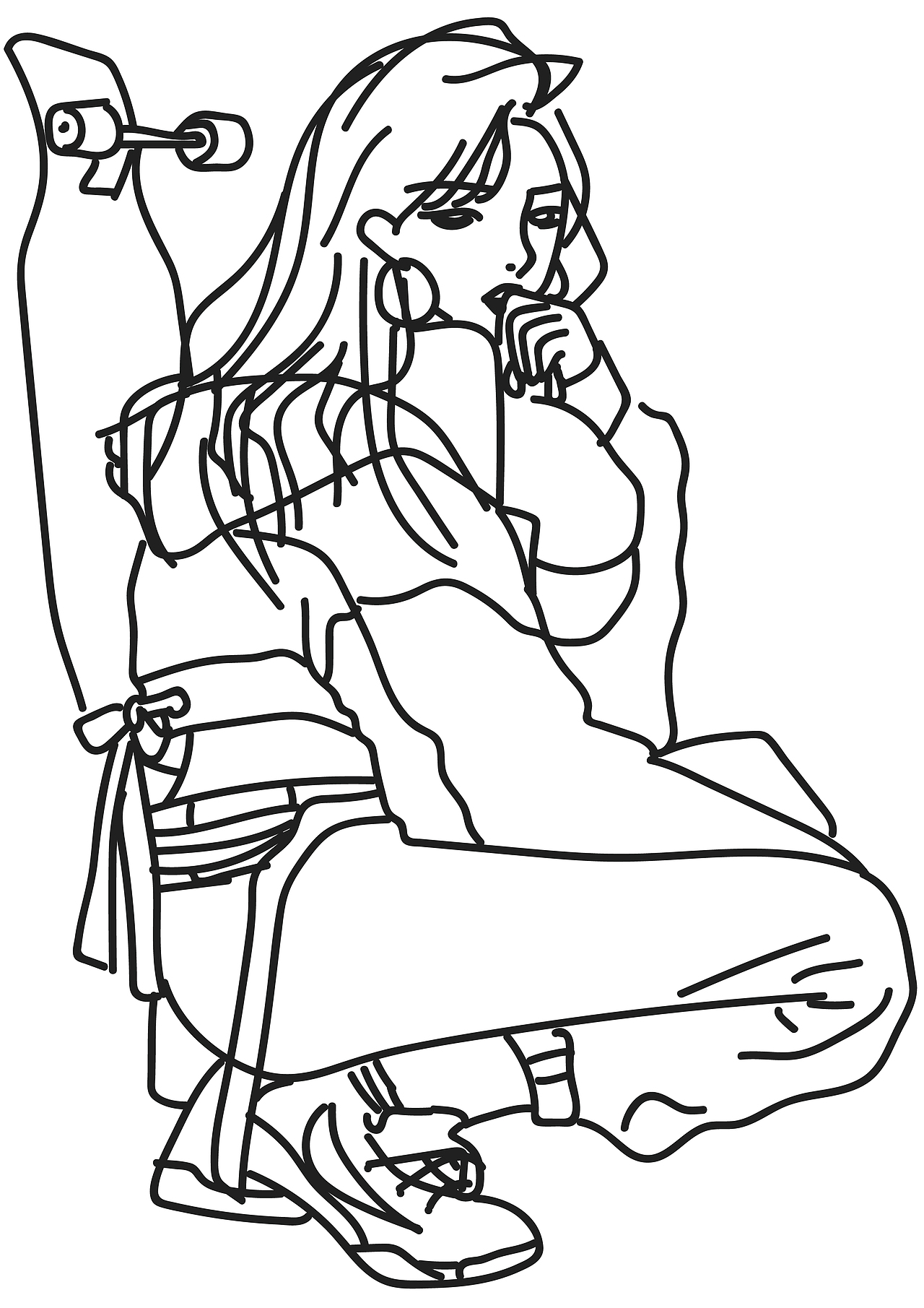 ai绘画漫画线稿