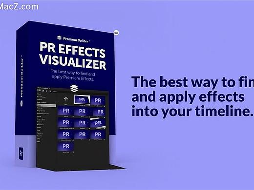 PR脚本：模糊锐化扭曲转场费视觉特效预设Effects Visualizer