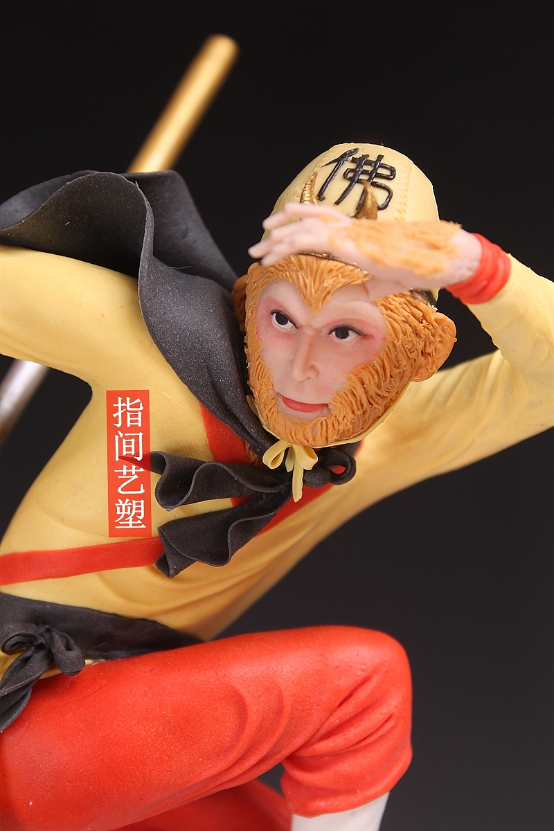 贺加贵(面塑软陶)西游记|手工艺|手办/模玩|贺加贵3d翻糖_原创作品