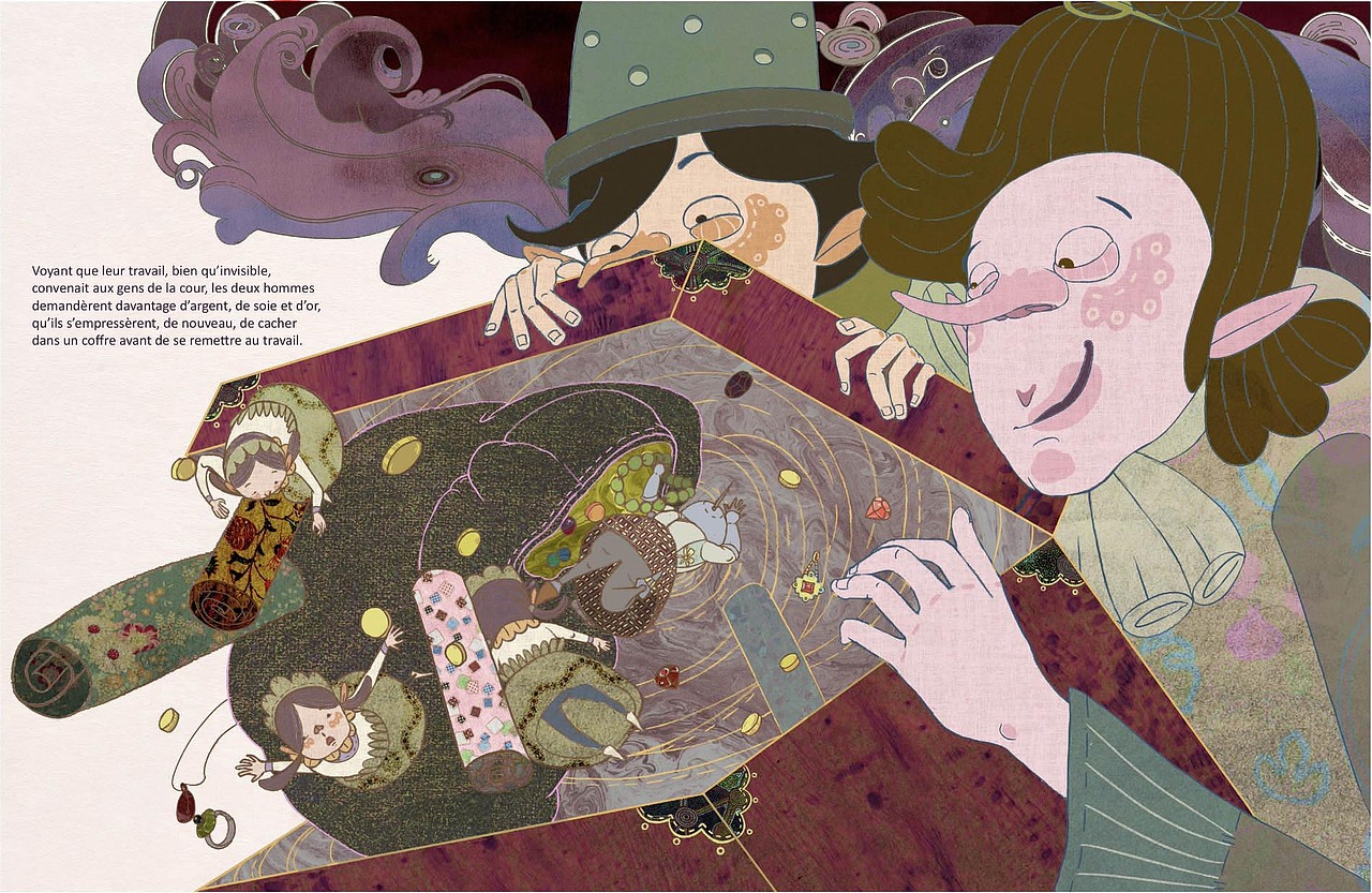 节选《国王的新衣》（持更）（图ZMjkyOTQzMzIw） - 绘本 - 站酷设计师沈DAIZI原创素材 - 站酷ZCOOL