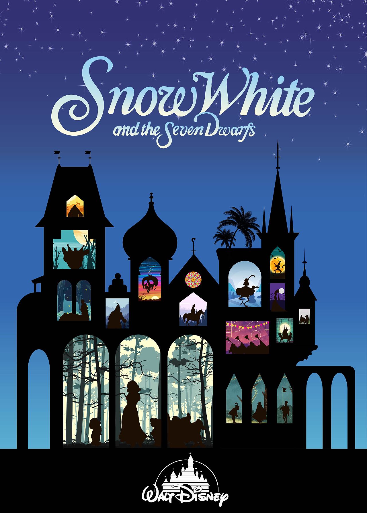 迪士尼动画电影海报